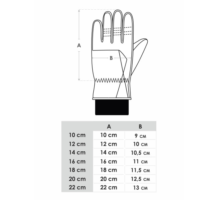 Yoclub Dětské zimní lyžařské rukavice REN-0288C-A110 Grey