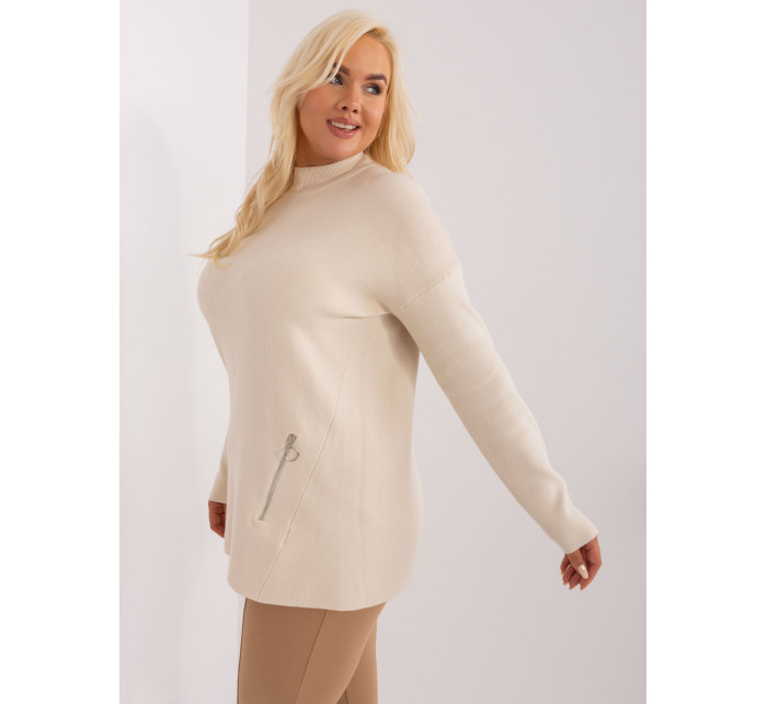 Sweter PM SW model 18949260 jasny beżowy - FPrice