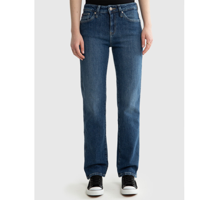 Big Star Rovné kalhoty Denim 190077 Medium Denim-313