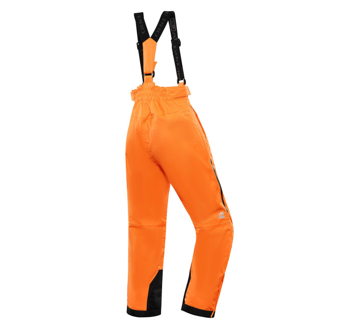 Dětské lyžařské kalhoty s membránou ptx ALPINE PRO OSAGO neon shocking orange