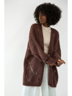 Cardigan model 20249384 Brown - Fobya