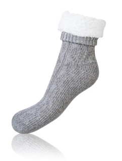 Extrémně teplé ponožky EXTRA WARM SOCKS - BELLINDA - šedá