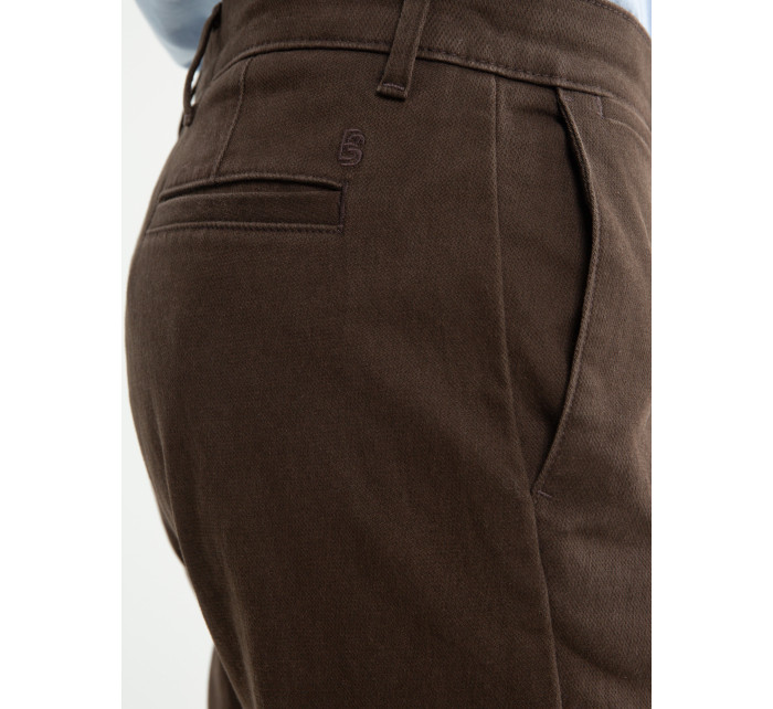 Kalhoty Big Star Chinos Non Denim 350016 803 Hnědé