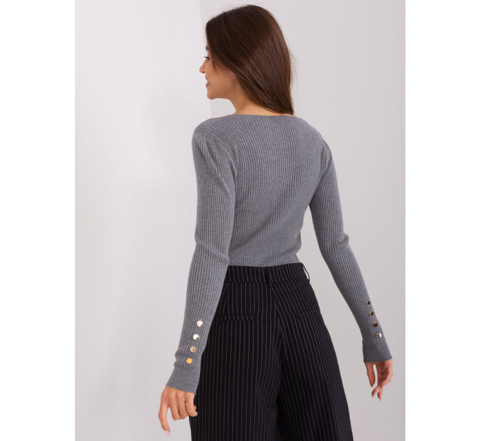 Sweter PM SW model 18969971 ciemny szary - FPrice