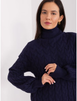 Sweter AT SW model 19034185 granatowy - FPrice