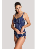 Vrchní díl plavek Swimwear Anya Spot Balconnet Tankini navy/ivory SW1011 - Panache