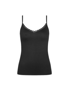 Dámské tílko Feel Of Cotton Spaghetti Top - BLACK -černé 0004 - TRIUMPH