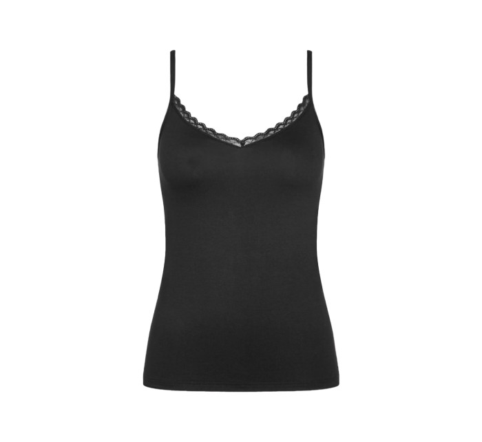 Dámské tílko Feel Of Cotton Spaghetti Top - BLACK -černé 0004 - TRIUMPH