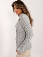 Sweter BA SW 1560.19 szary