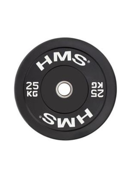 Olympijská deska HMS BLACK BUMPER 25 kg BBR25