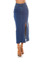 Sexy džínová sukně Musthave modrá model 20119625 Fashion - In-style Fashion