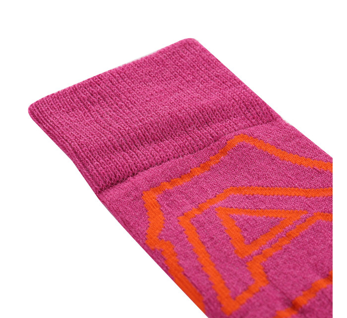 Ponožky z merino vlny ALPINE PRO PHALTE fuchsia red