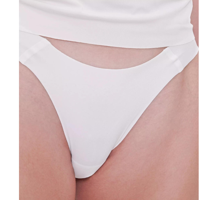 Dámská tanga ZERO Feel 2.0 Tiny tanga - WHITE - bílé 00GZ - SLOGGI