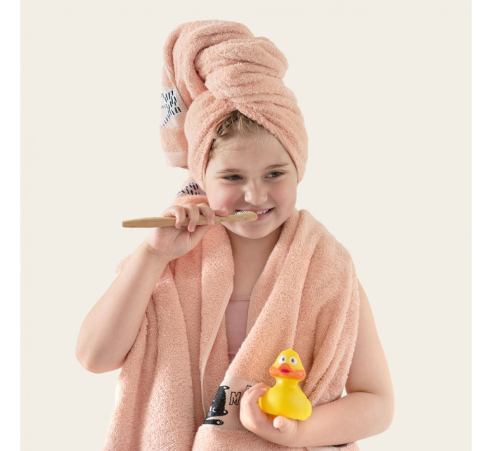 Zwoltex Kids Towel Cats Powder Pink