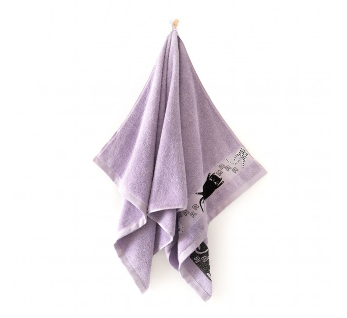 Zwoltex Kids Towel Cats Purple