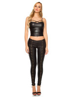 Sexy KouCla leatherlook Pants with model 19595792 - Style fashion