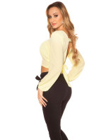 Sexy Crop longsleeve model 19601773 sexy back - Style fashion