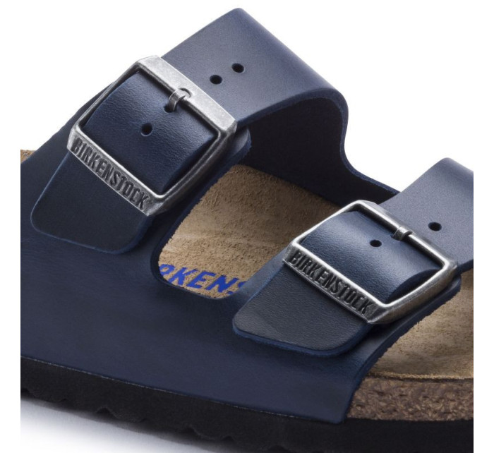 Arizona Soft bed Leather Žabky Blue   Leather model 20694266 - Birkenstock