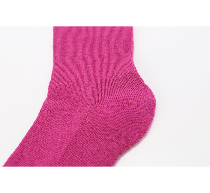 Unisex ponožky z merino vlny ALPINE PRO KLAMO fuchsia red