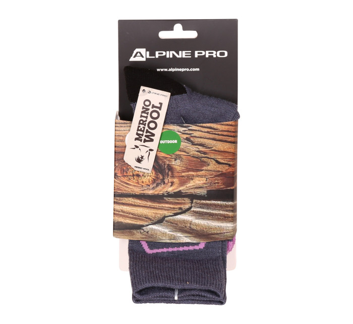 Ponožky z merino vlny ALPINE PRO PHALTE folkstone