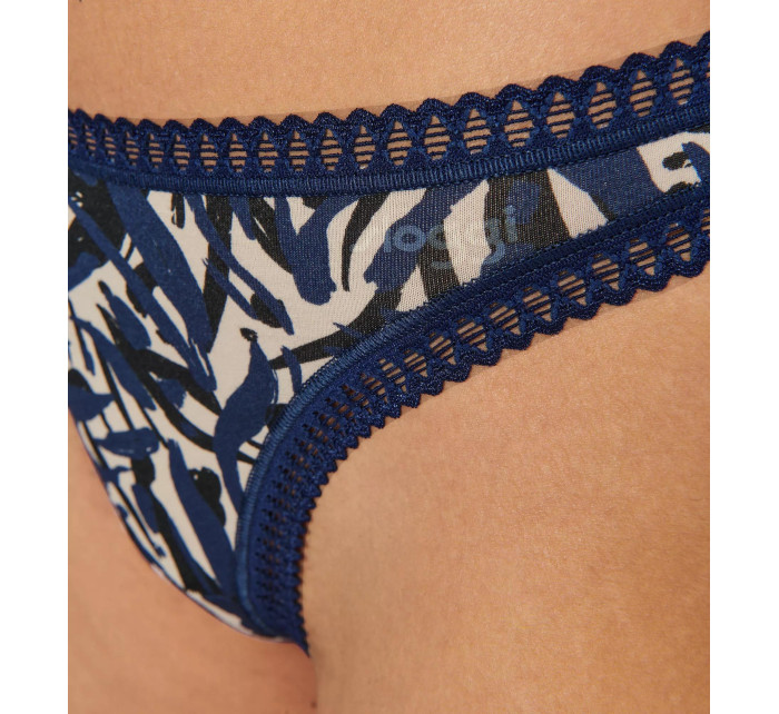 Dámské kalhotky GO Crush String C3P - BLUE - modré M008 - SLOGGI