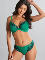 Panache Envy Plunge emerald leopard 7286C