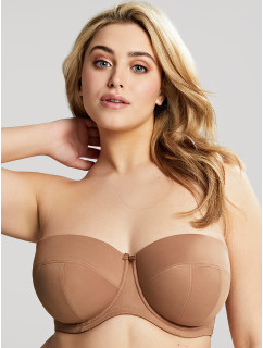 Podprsenka balkonetka Sculptresse Dana Balconnet Strapless caramel 9670