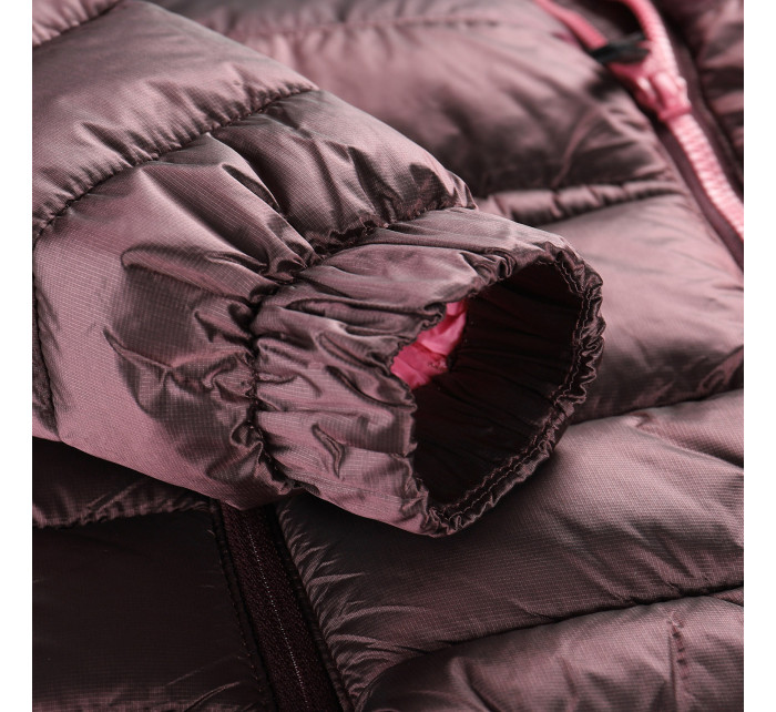 Dětská hi-therm bunda s impregnací ALPINE PRO GROLLO pink cosmos