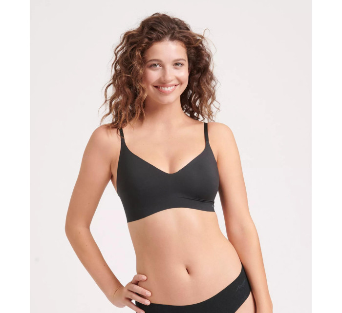 Dámská podprsenka ZERO Microfibre 2.0 Bralette - BLACK - černá 0004 - SLOGGI