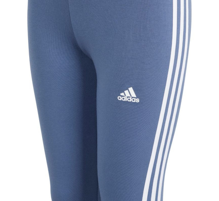 Bavlněné punčochové kalhoty adidas Essentials se třemi pruhy Jr IS2633