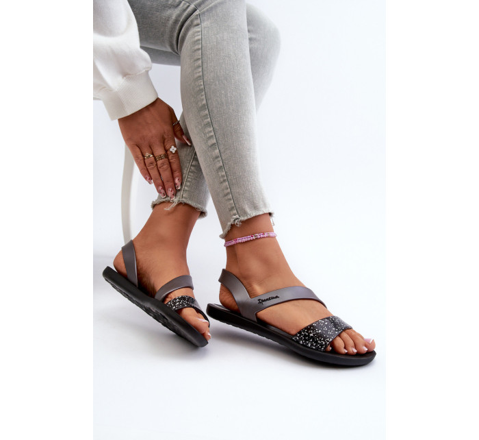 Dámské sandály Ipanema Vibe Sandal Fem Black and Silver