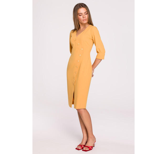 Stylove Šaty S295 Yellow