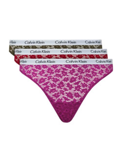 Calvin Klein Brazilian 3Pk W 000QD3925E dámské spodní prádlo