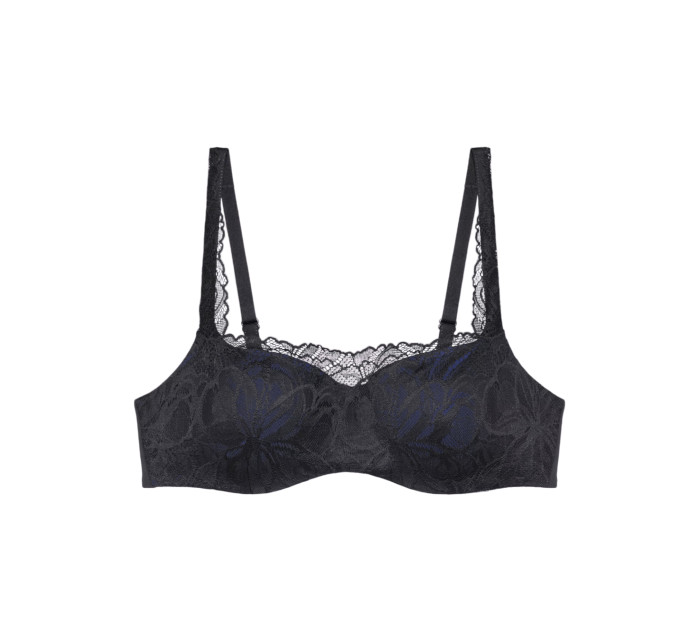 Dámská podprsenka Body Make-Up Illusion Lace Balconette - BLACK - černá 0004 - TRIUMPH