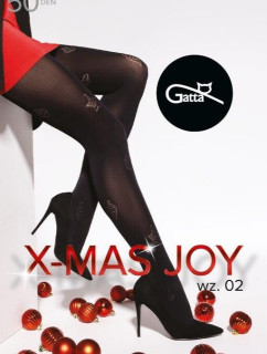 Dámské punčochové kalhoty Gatta X-Mas Joy wz.02 50 den 5-XL