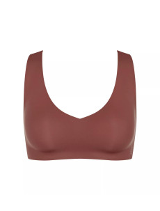 Dámská podprsenka ZERO Feel 2.0 Bralette - UNKNOWN - tm. hnědá 7505 - SLOGGI