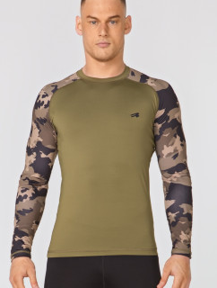 Tričko Rough Radical Furious Army Ls Khaki/Camo