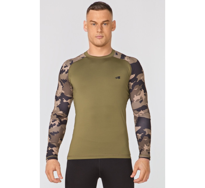 Tričko Rough Radical Furious Army Ls Khaki/Camo