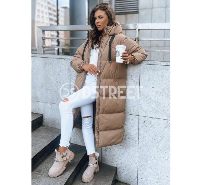 Dámská zimní bunda COZYSEASON, tmavě béžová, Dstreet TY3759