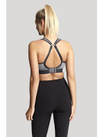 Sportovní podprsenka 7341B  Non Wired Bra charcoal marl šedá - Panache