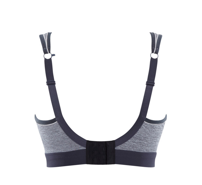 Sportovní podprsenka 7341B  Non Wired Bra charcoal marl šedá - Panache