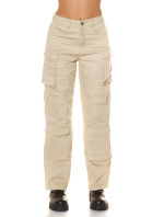 Sexy Highwaist Cargo Pants "beige"