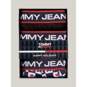 Pánské boxerky 3Pack TRUNK PRINT UM0UM03086 0SD - Tommy Hilfiger