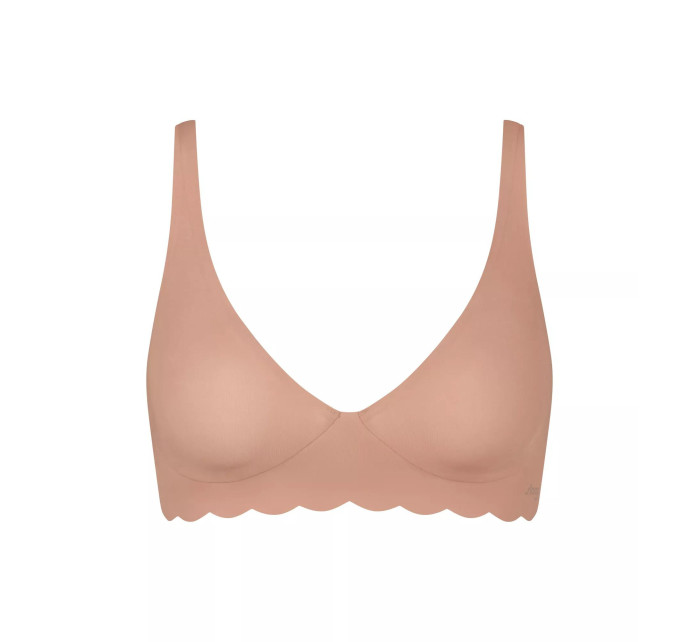 Dámská podprsenka ZERO Microfibre 2.0 Soft bra - CAMEO BROWN - sv. hnědá 00ME - SLOGGI