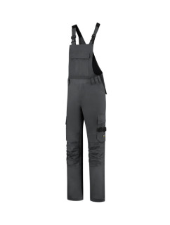 Bib & Brace Twill Cordura pracovní kalhoty s laclem unisex tmavě šedá