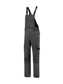 Bib & Brace Twill Cordura pracovní kalhoty s laclem unisex tmavě šedá