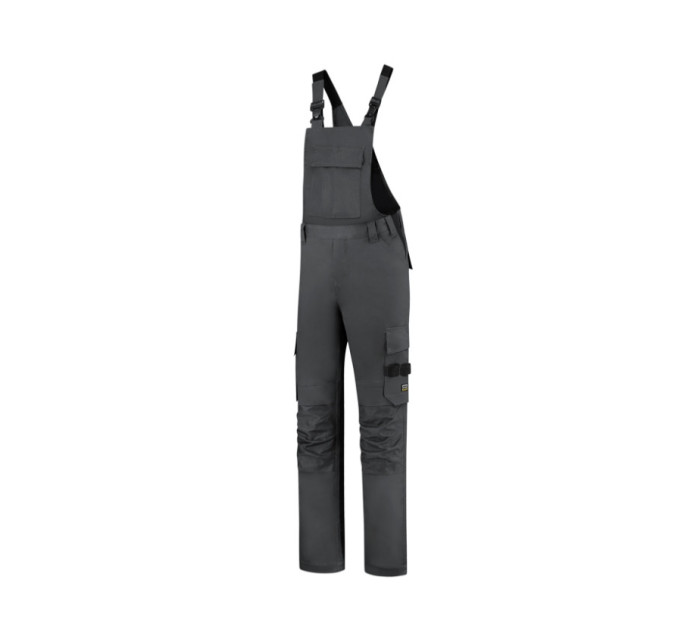 Bib & Brace Twill Cordura pracovní kalhoty s laclem unisex tmavě šedá