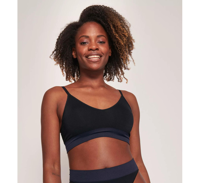 Dámská podprsenka EVER Infused Aloe Bralette - BLACK - černé 0004 - SLOGGI