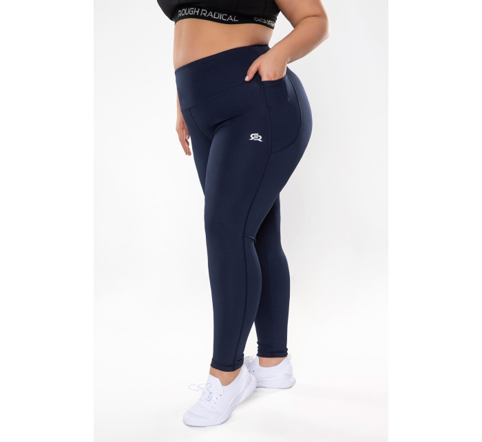 Drsné legíny Radical Optimal + Navy Blue