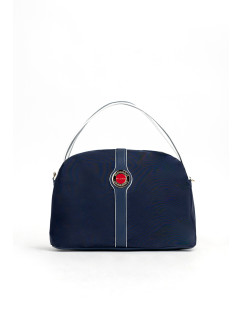 Monnari Bags Dámská textilní kabelka Navy Blue